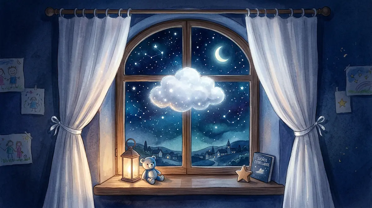 La nube frente a la ventana