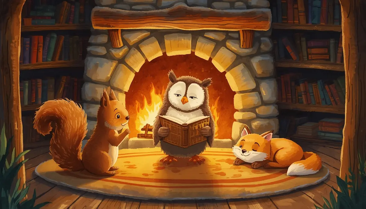 Ilustración de la biblioteca secreta