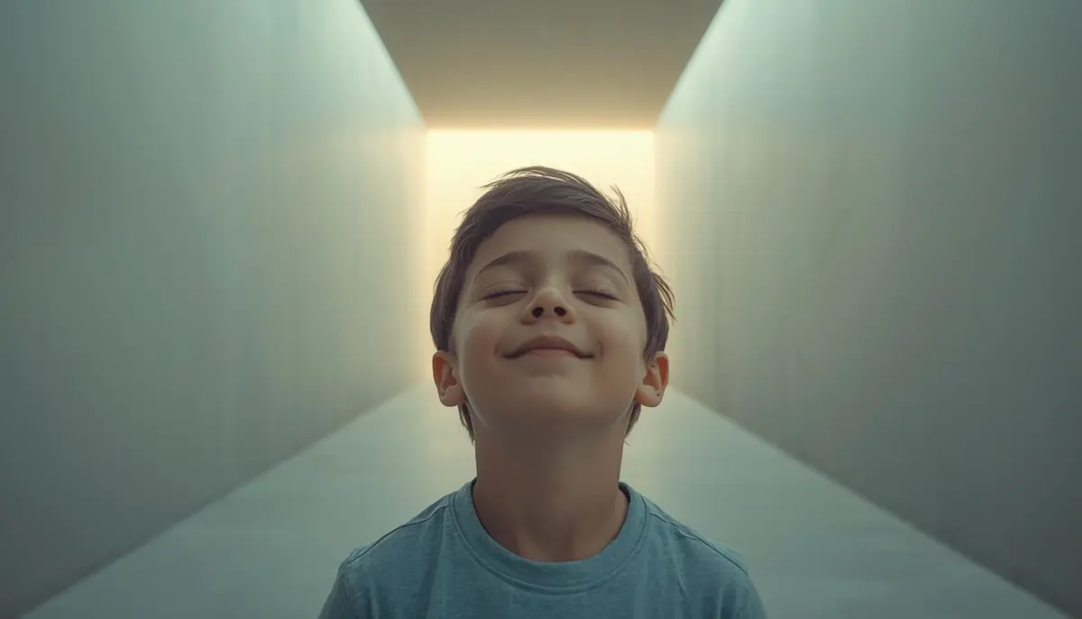 Fotografía de bienestar y calma infantil