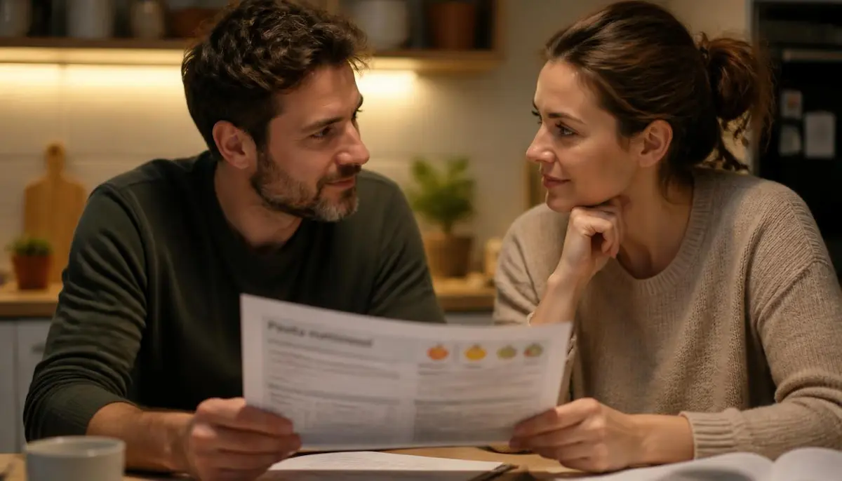 Familia afrontando el diagnóstico con serenidad