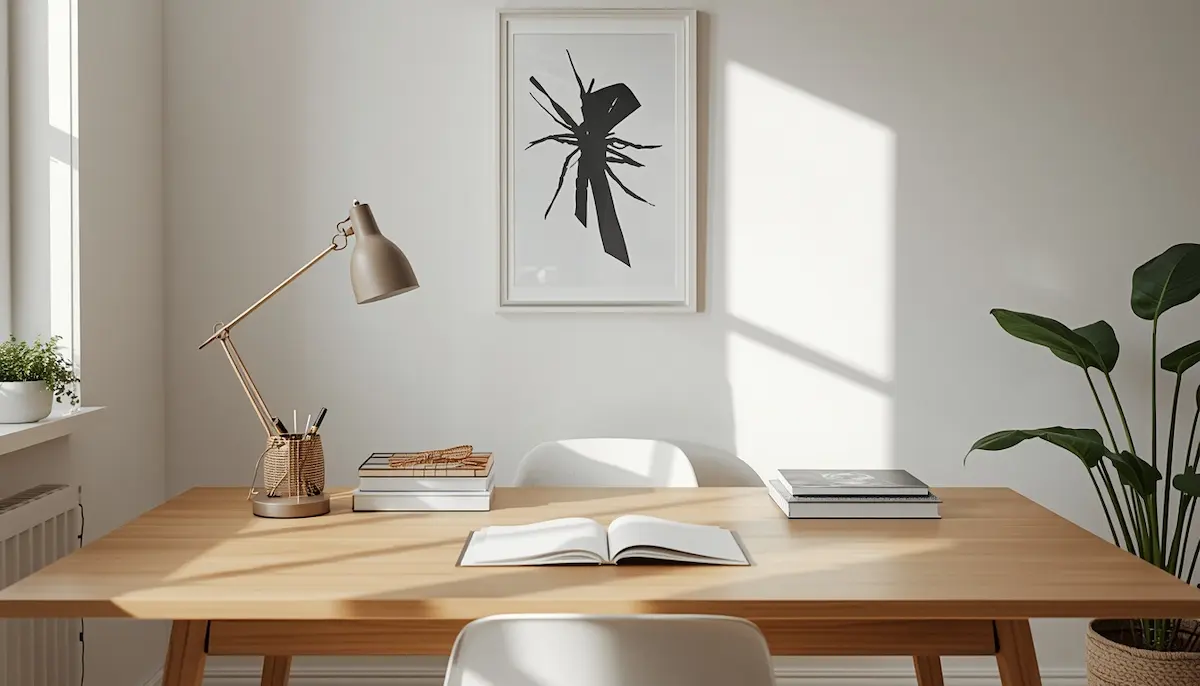 Fotografía de un hogar ordenado y estructurado