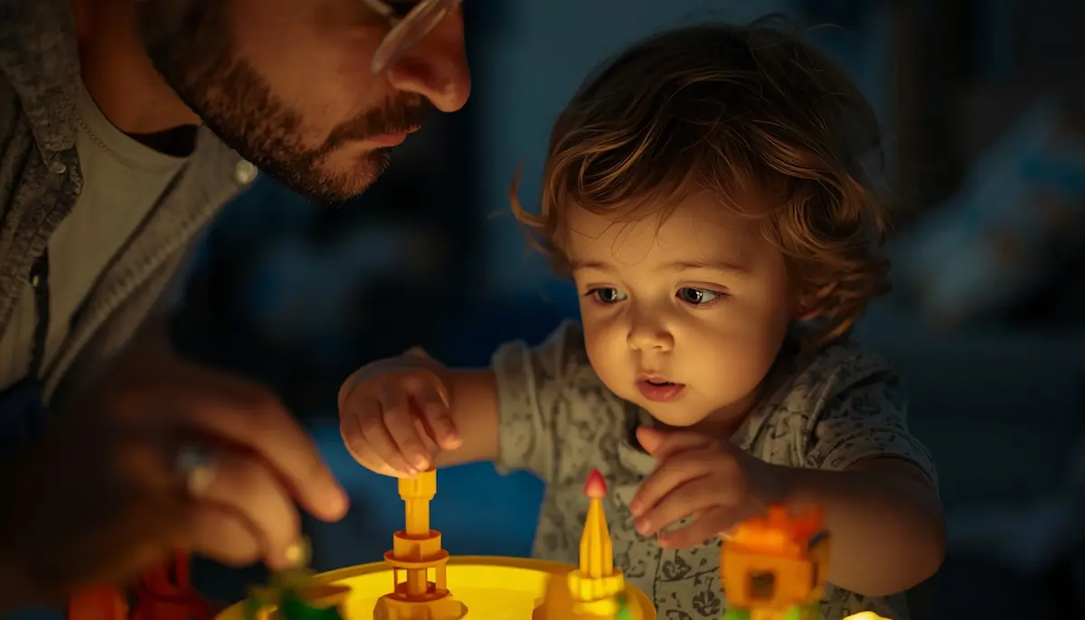 Fotografía de un niño observando su entorno con atención